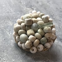 romanglassbeads brooch