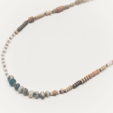 Oldbeads Necklace(5wrap Breceelet)/Romanglassbeads、Terracottabeads