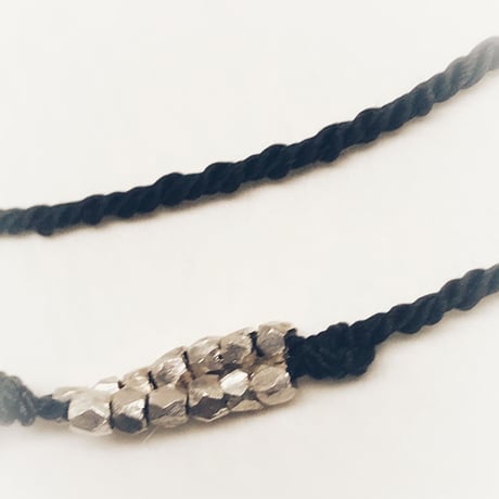 Harkimequartz& Romanglass   Necklace