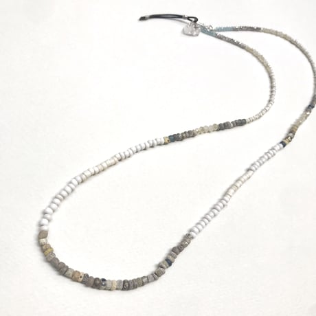 Romanglassbeads×Venetian  Beads Necklace (4wrapBracelet)