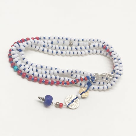 Oldbeads Necklace/Venetianbeads、Whitehartbeads