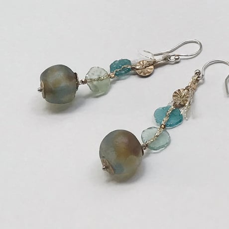 Romanglassbeads Afghanglassbeads   Earrings