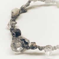 Herkimequartz 、romanglassbeads   bracelet