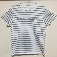POPS Parade vol.38 イベント記念Tシャツ（ホワイト × ヘザーグレー／ボーダー）