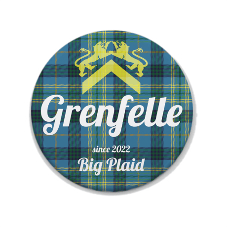 ＜グレンフェル直筆サイン＞Grenfelle / Ana Gabriela『Big Plaid / Capa de Revista』PCMR0021(7inch)※MP3コード付／レーベル直販限定特典