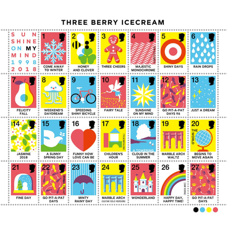 Three Berry Icecream『SUNSHINE ON MY MIND 1998-2018』PCMR0014(CD)　※特典付