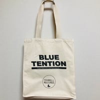 BLUE TENTIONトートバッグ#1（角底トート／ナチュラル）