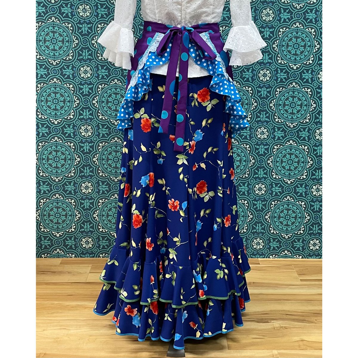 【美品フラメンコ衣装】AtelierPrima アトリエプリマ エプロンボウタイ 美品フラメンコ衣装】AtelierPrima アトリエプリマ エプロン
