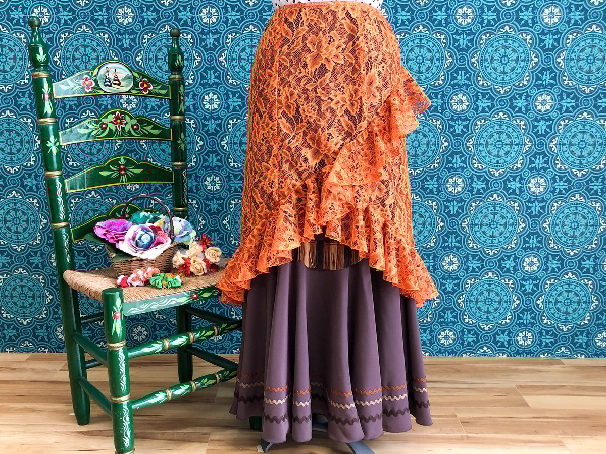 ロイプリ　レースオーバースカート Dark Alice World オーバースカート（黒）【8月上旬より随時発送