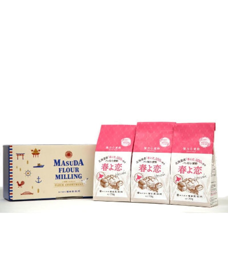 「賞味期限2025年7月17日】 春よ恋　増田製粉所　業務用小麦粉 25kg Amazon.co.jp: 増田製粉所 春よ恋(パン用強力小麦粉) 700g×15