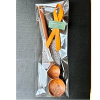 木製計量スプーン・束子　プレゼント包装