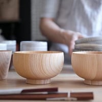 木のお椀　しらさぎ椀