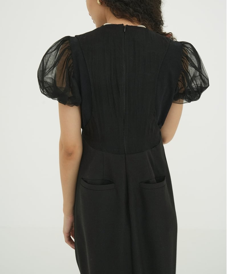 CLANE - BACK SHEER MAXI ONEPIECE【18112-5262】 |