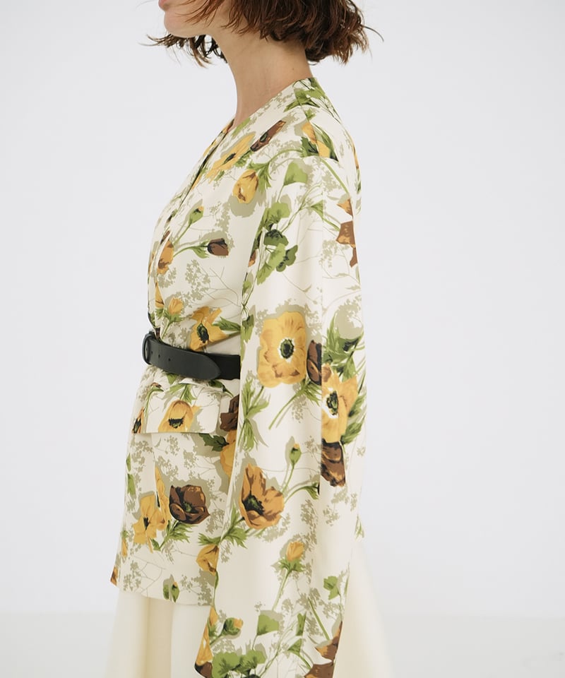 新品タグ付き　CLANE SCARF FLOWER RIBBON TOPS CLANE - SCARF FLOWER RIBBON TOPS【18122-4062】 |
