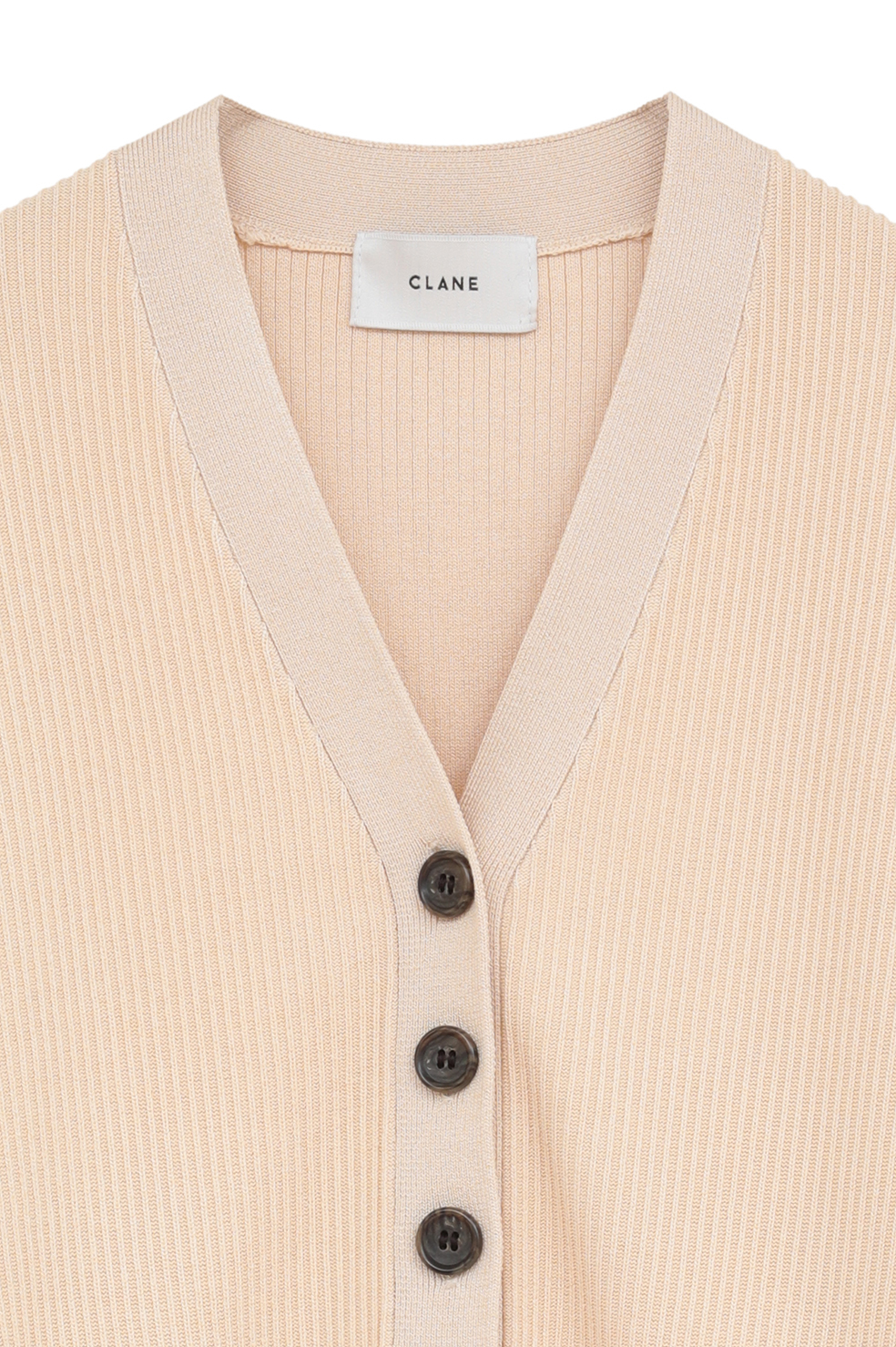 CLANE - CURVED SLEEVE KNIT CARDIGAN【10106-2073】