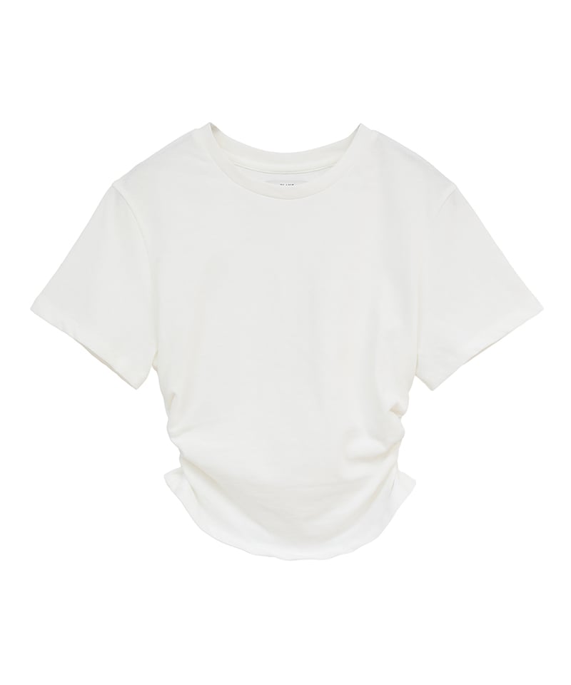 CLANE - SHIRRED HEM COMPACT TOPS【10105-1063】 |