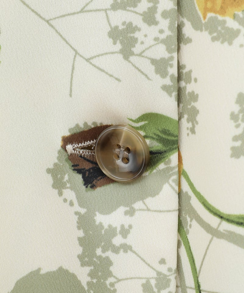 CLANE - SCARF FLOWER RIBBON TOPS【18122-4062】 |