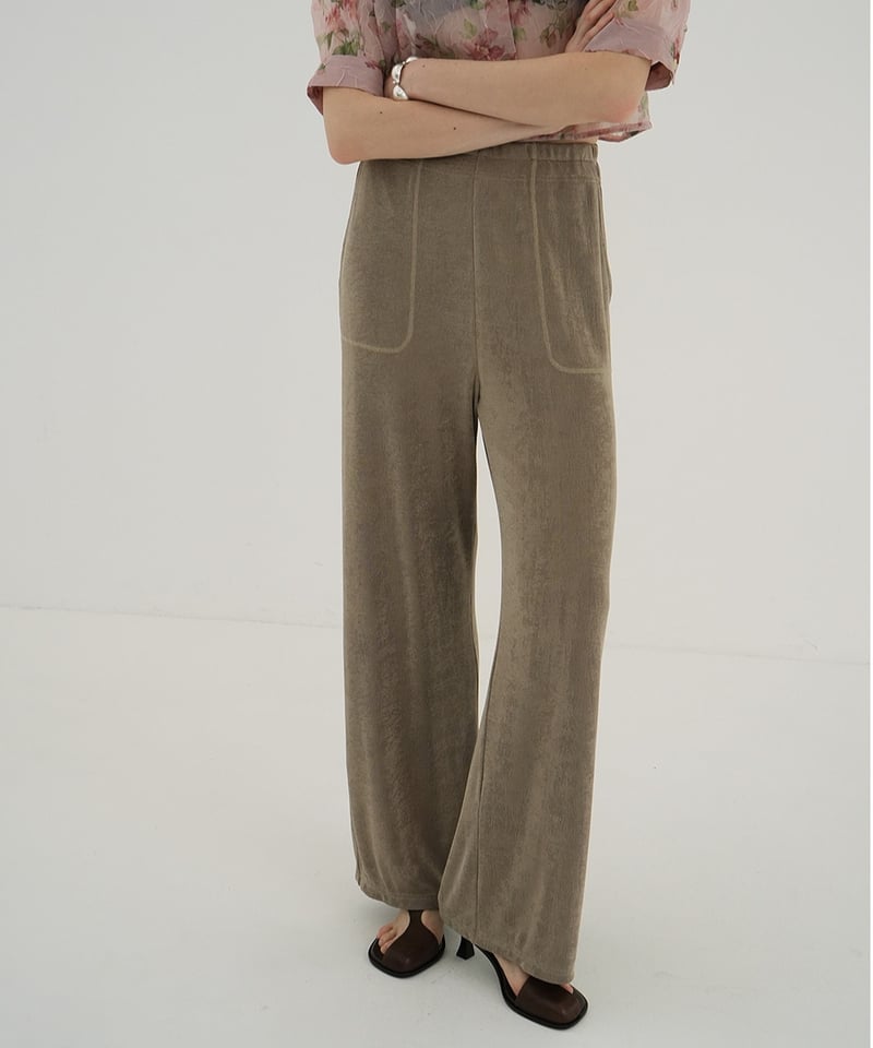 CLANE - BRIGHT JERSEY PANTS【18110-7302】 | THE DAY