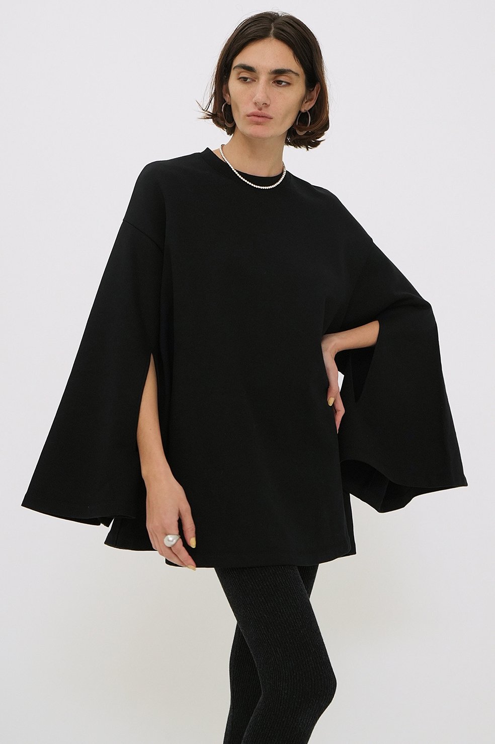 CLANE - PONCHO SWEAT TOPS【18105-1172】 | THE DAY