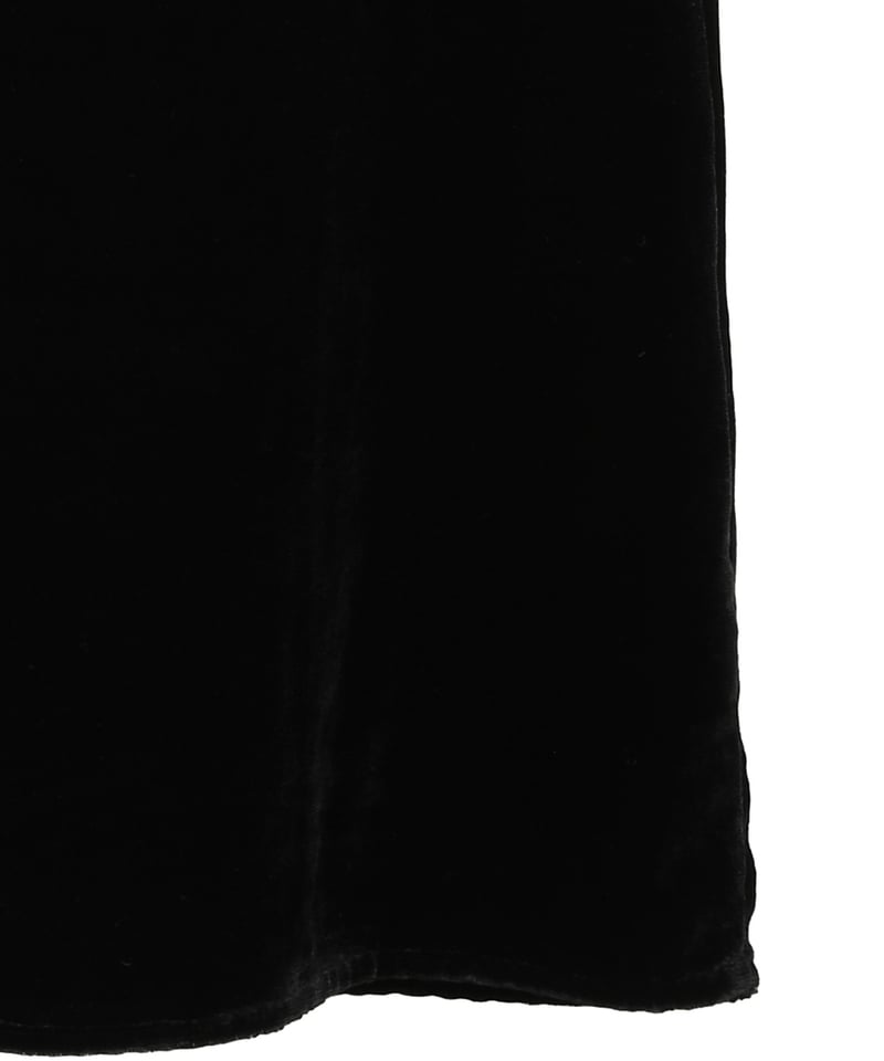 CLANE - VELOUR SHOULDER RIBBON CAMISOLE TOPS【18