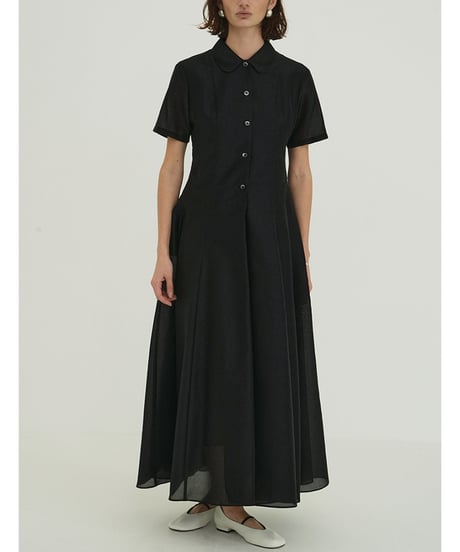 CLANE - FULFFY SHEER H/S SHRIT ONEPIECE【18112-5062】