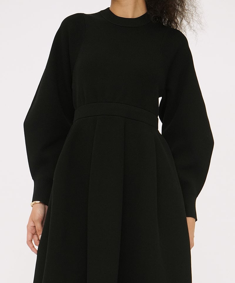 CLANE - CONSTRUCTIVE KNIT ONEPIECE【18112-5012】