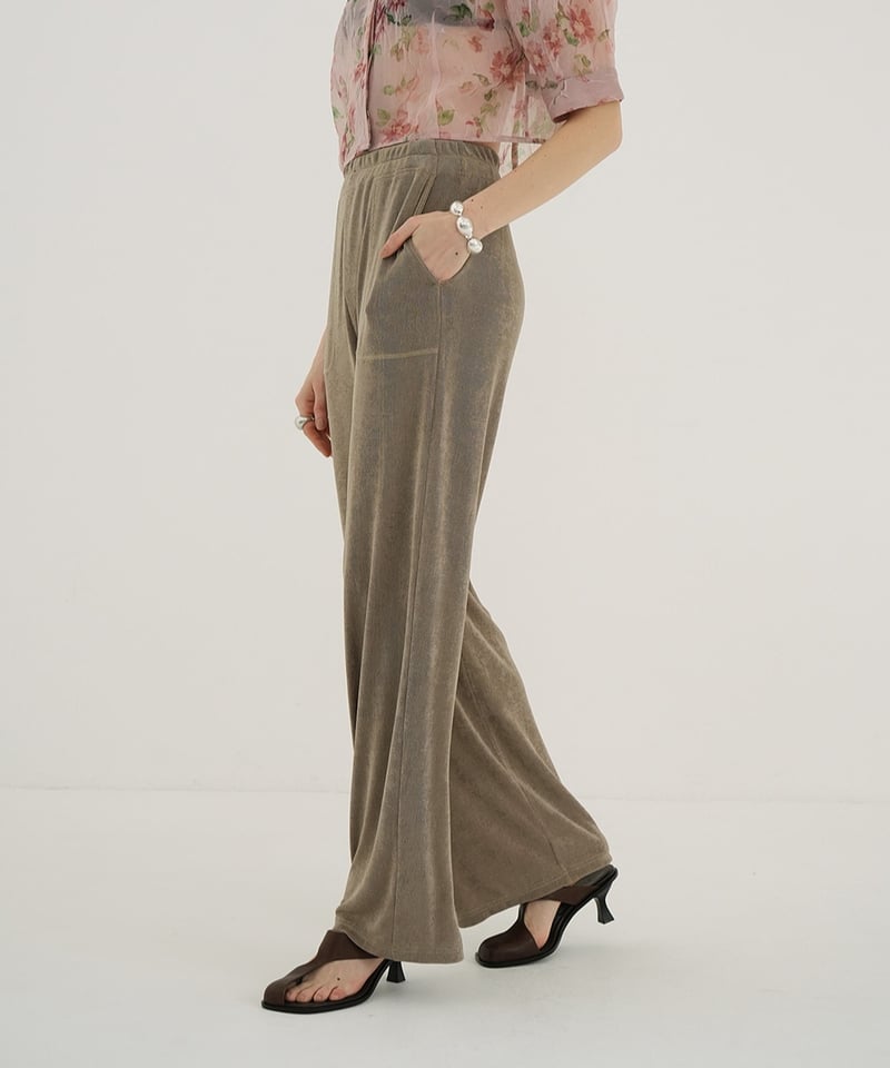 CLANE - BRIGHT JERSEY PANTS【18110-7302】 | THE DAY