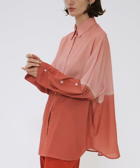 CLANE - GRADATION SHIRT【18122-4002】
