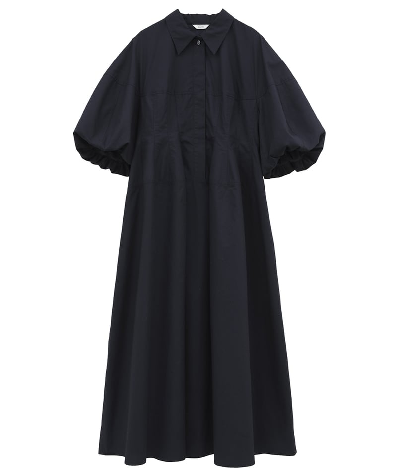 CLANE - WAIST DESIGN VOLUME ONEPIECE【18112-5072