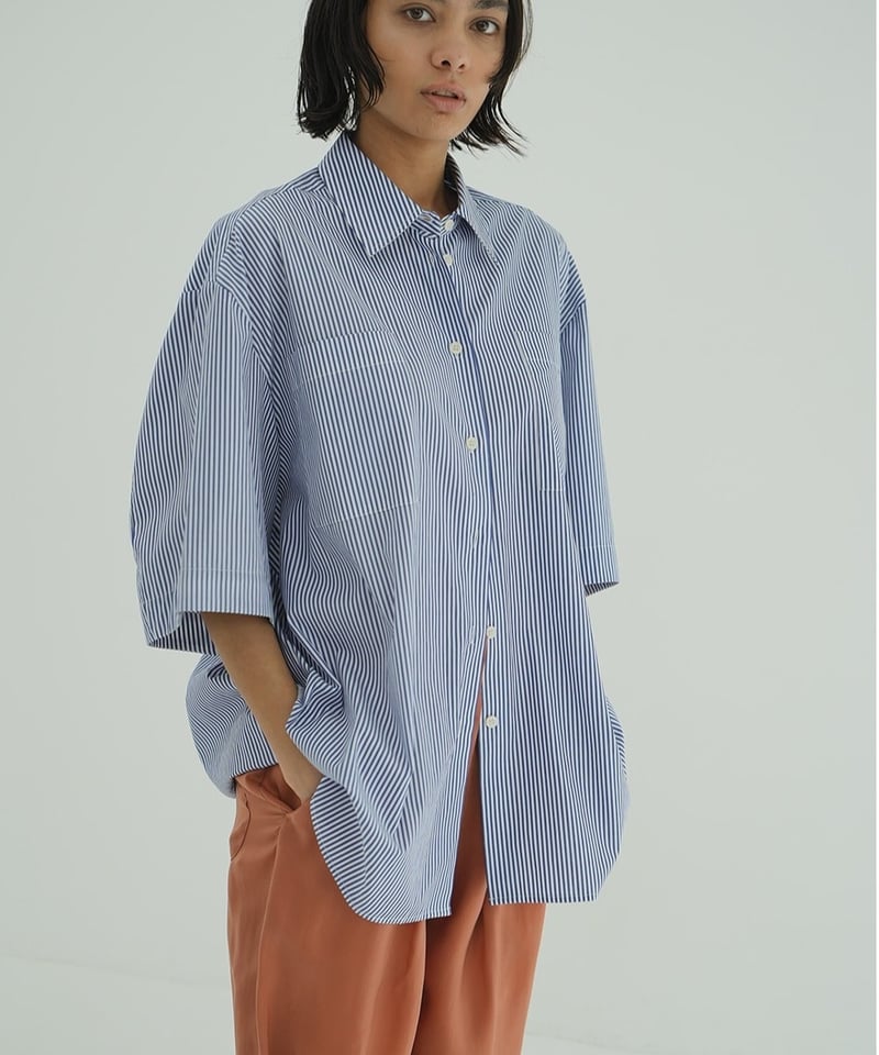 CLANE 23SS HUGE SHIRT ストライプシャツ CLANE（クラネ） ブラウス シャツ HUGE SHIRT レディース : ZOZOTOWN