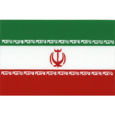 スコッチカル国旗シール　イラン・イスラム共和国　Ｌサイズ　100mm×150mm