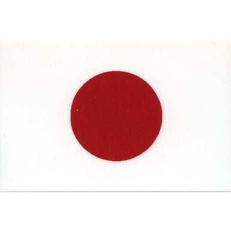 スコッチカル国旗シール　日本　Mサイズ　30mm×45mm