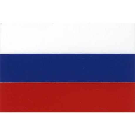 スコッチカル国旗シール　ロシア　Ｓサイズ　16mm×24mm