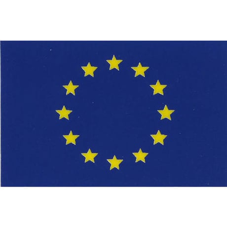 スコッチカル国旗シール　（国旗以外）　ヨーロッパ連合　Ｌサイズ　100mm×150mm