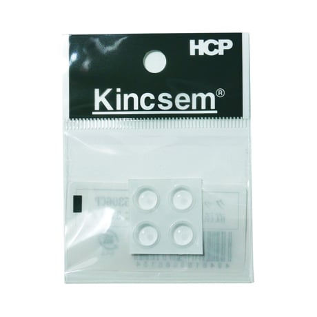 クッションゴム　クリアシリーズ　５３０６ＣＰ　Ｈ3.8mm×直径9.5mm　４個入