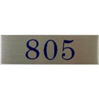 ステンレスサインプレート　ＳＴ－Ａオーダー品　１㎜厚　粘着テープ付　３０㎜×１００㎜　８０５