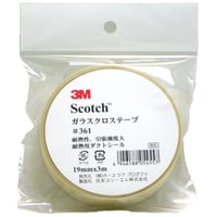 耐熱用片面テープ　ガラスクロステープ　３６１　19mm×３ｍ