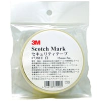 特殊テープ　セキュリティテープ　７３８１T　15mm×5ｍ　ホワイト