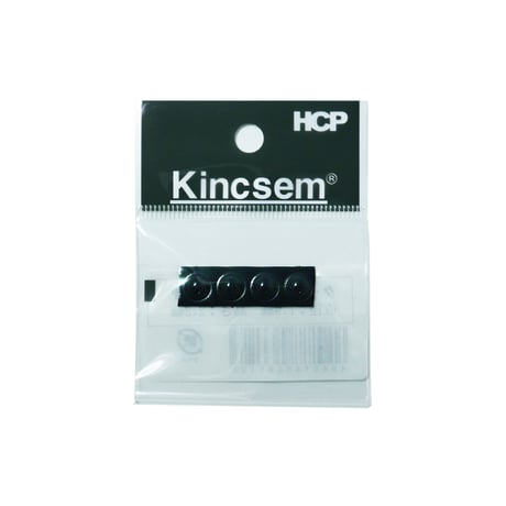 クッションゴム　ブラックシリーズ　５７０２ＢＰ　Ｈ2.2mm×直径7.9mm　４個入