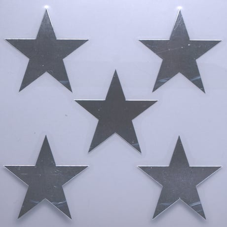 ＜スコッチカル＞星型シール　メタリックタイプ　８８５５-４２０ＳＴ３３mm　ミラーシルバー　５個入