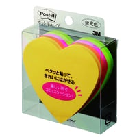ふせん製品　カットキューブ　ＣＣ－３１　ハート　72mm×72ｍｍ　２２５枚入