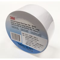 プラスチックフィルムテープ　７６４   ＷＨＩ 50.8mm×32.9ｍ　白