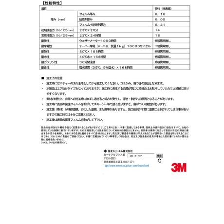 スクラッチガードフィルム　切り売りオーダー品　ＳＪ６５９５ＪＰ－ＡＢＦ　１２２０㎜幅×１ｍ