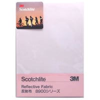 反射シート　８９００シリーズ　露出ビーズ型　８９００Ｓ　ＷＨ　182mm×257mm　ホワイト　粘着剤なし