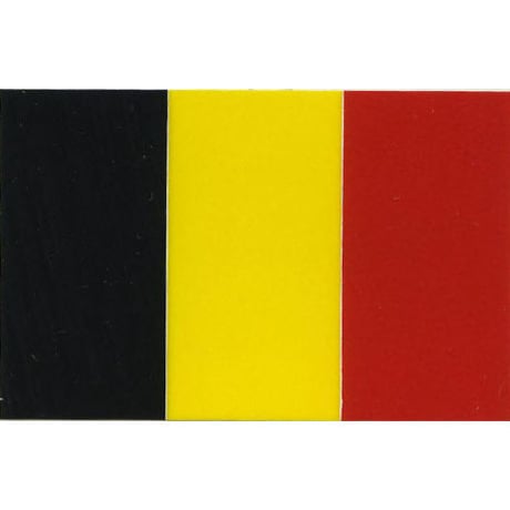 スコッチカル国旗シール　ベルギー　Ｌサイズ　100mm×150mm