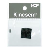 クッションゴム　ブラックシリーズ　１０１７ＢＰ　Ｈ3.0mm×10mm　角　４個入