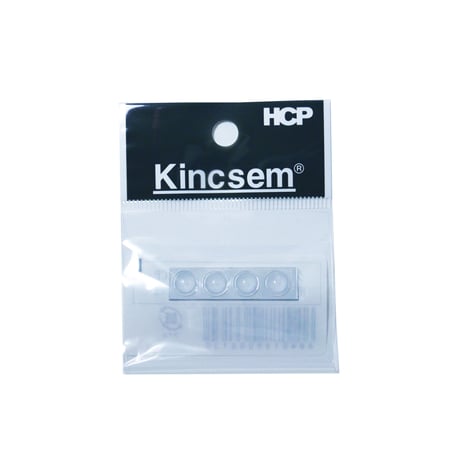 クッションゴム　クリアシリーズ　５３０２ＣＰ　Ｈ2.2mm×直径7.9mm　４個入