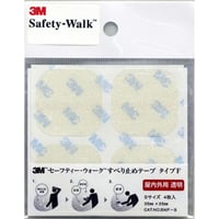 セーフティウォーク™すべり止めテープ(粘着剤付) 　ＳＷＦ-Ｓ　35mm×35mm　４枚入