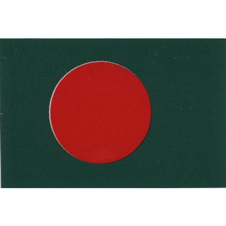 スコッチカル国旗シール　バングラデシュ　Ｓサイズ　16mm×24mm