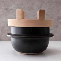 日常茶飯器　羽釜  ３合ごはん鍋（内蓋付)